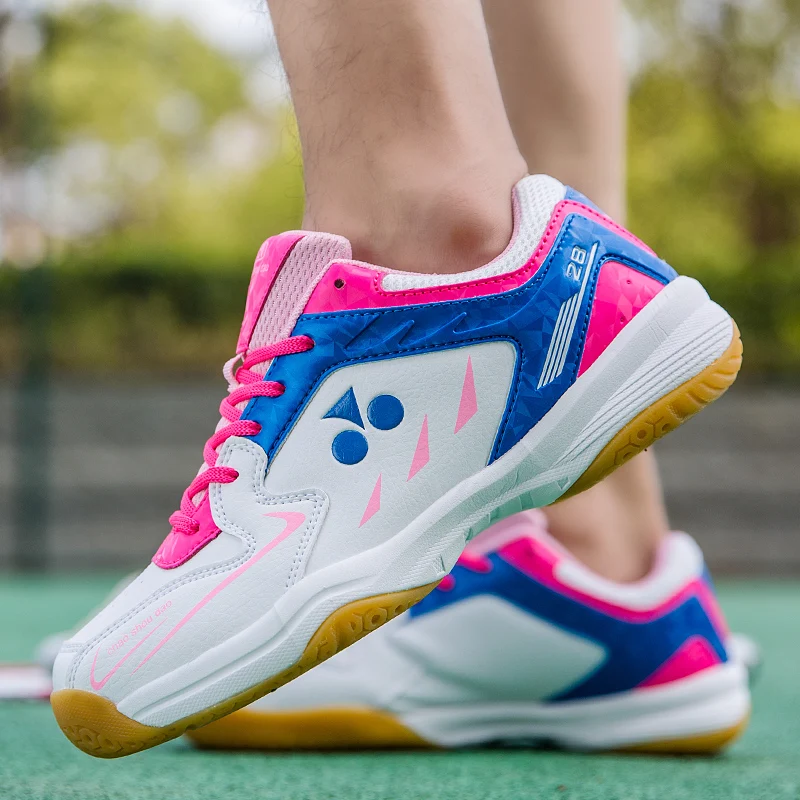 

Gogodoing Womens Professional Training Badminton Shoes Unisex Lightweight Breathable Sneakers High Quality Table Tennis Shoes