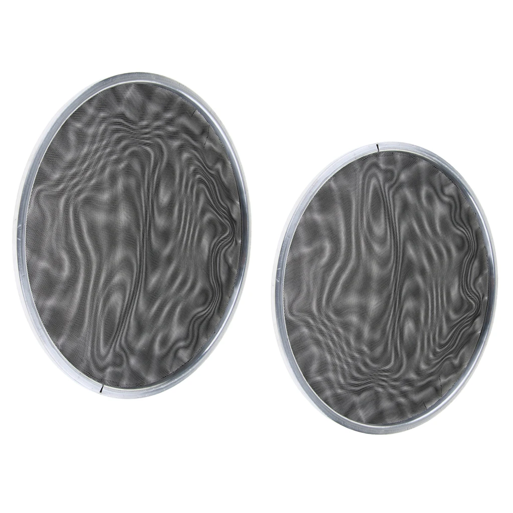 2 х двухслойная сетчатая барабанная головка бесшумные барабанные головки черный