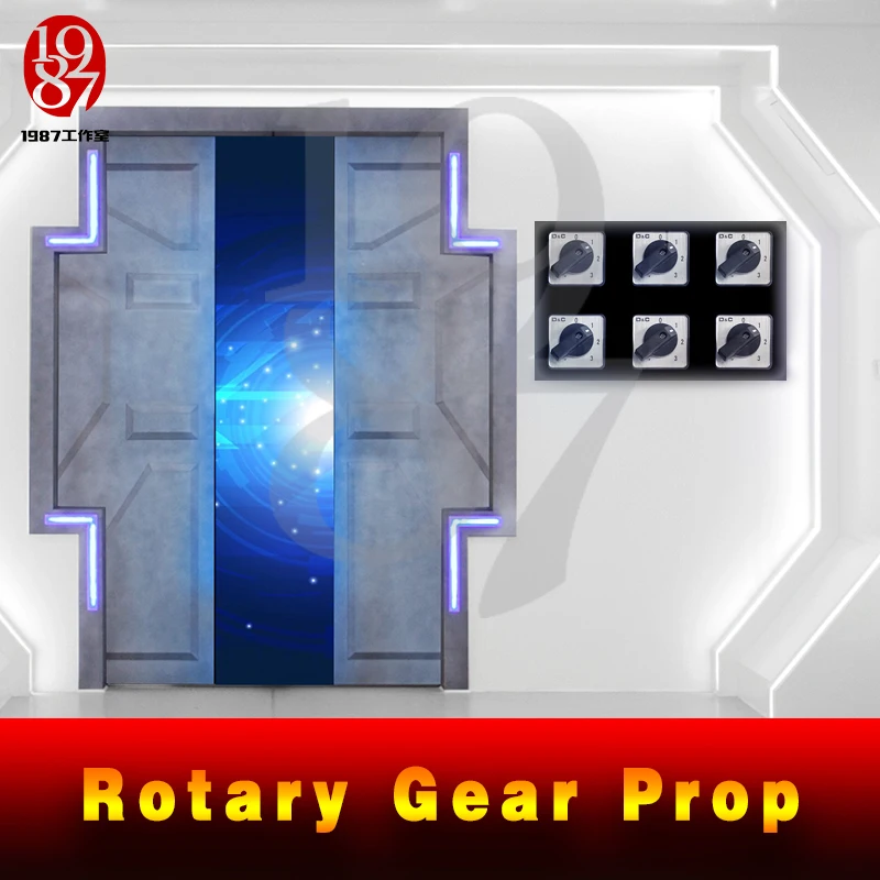Jxkj1987real Room Escape игра опора поворотная Шестерня Опора поворот всех передач в нужное