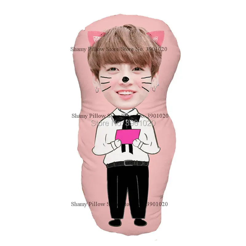 GOT7 EXO подушки V Jungkook Baek Hyun Boyfriend мягкие пользовательские обнимающие подушки подарок для девочки