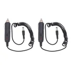 2шт 12В батарея кабель Линия Baofeng UV-5R автомобильная зарядка для UV-82 UV-9R UVb2 плюс BF-888S автомобильное зарядное устройство Walkie Talkie аксессуары