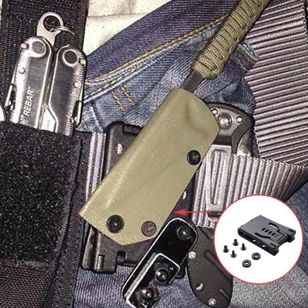 Дорожная Пряжка Большой Tek Lok Зажим для ремня Петля для нож Kydex оболочка/кобура с аппаратом, специально для DIY