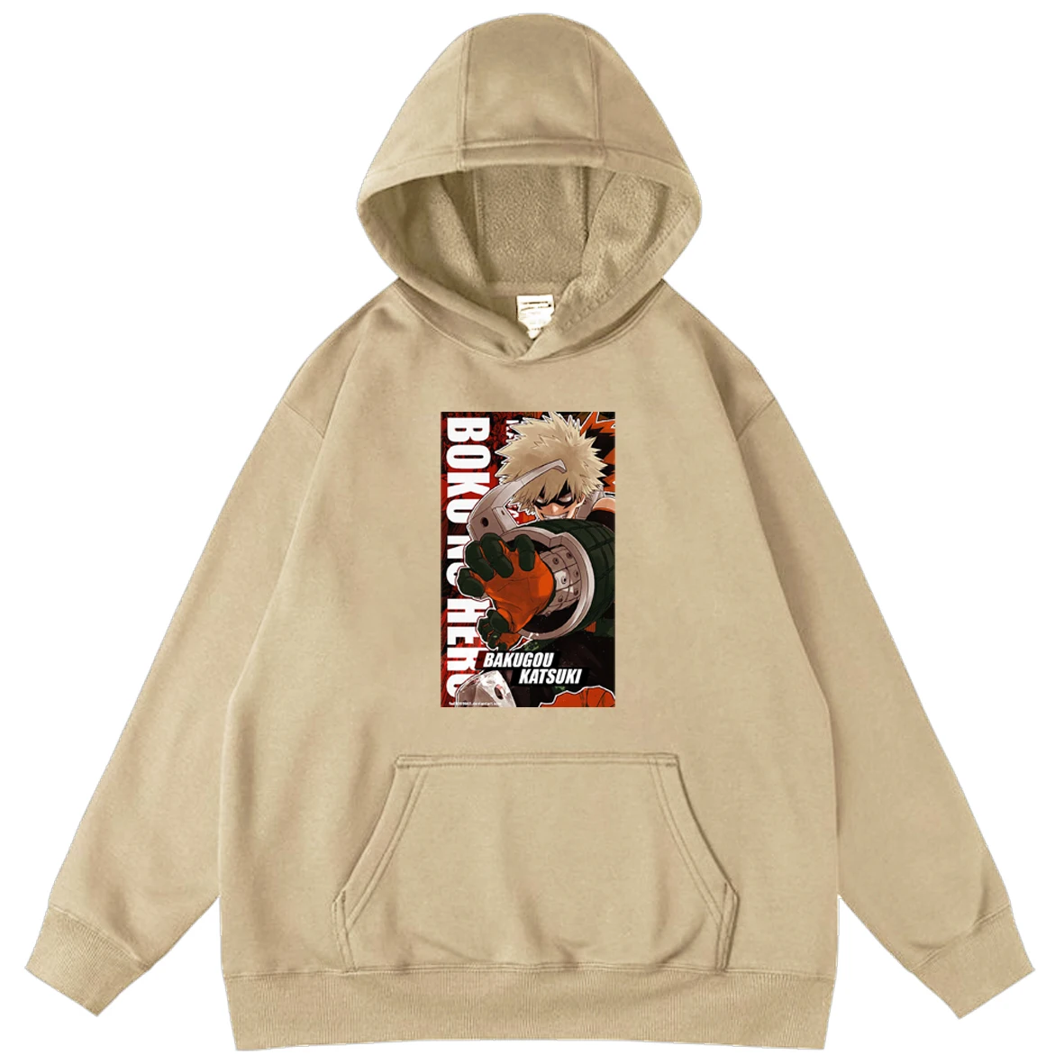 

My Hero Academia Anime Men's Oversized Hoodie Mens Loose Hoodie Sweatshirts Harajuku Tops Boy HipHop Hipster Black Long Sleeve