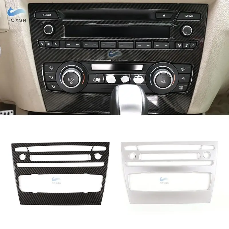 Для BMW 3 серии E90 2005 2010 2011 2012 текстура из углеродного волокна центральное