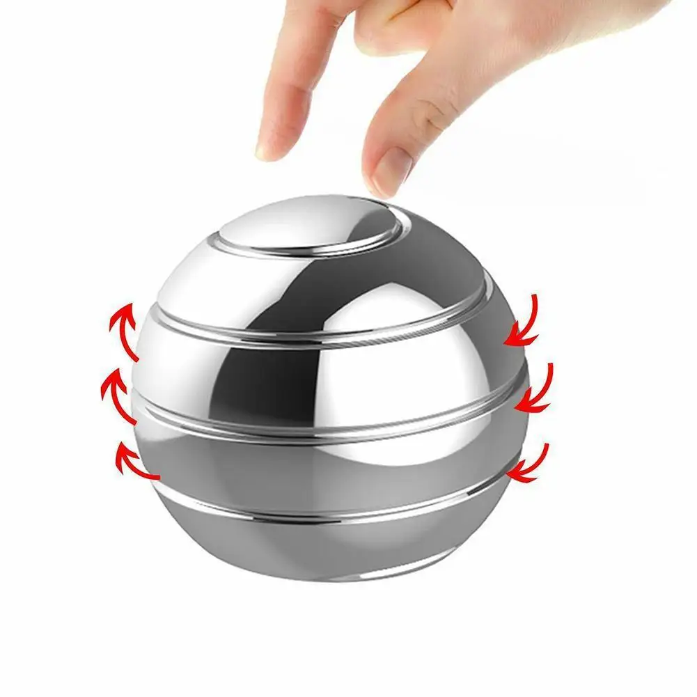 

Gyro Desktop Rotating Top Spherical Alloy Decompression Toy