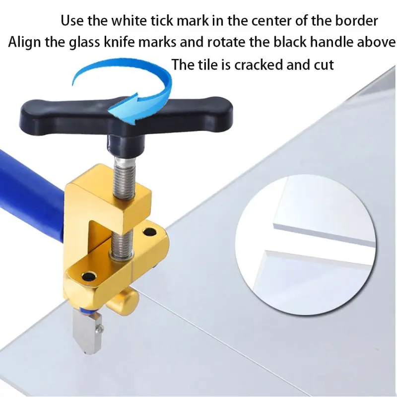 

Manual Tile Cutter for Cutting Ceramic Tiles Glass Tile Opener Construction Tool