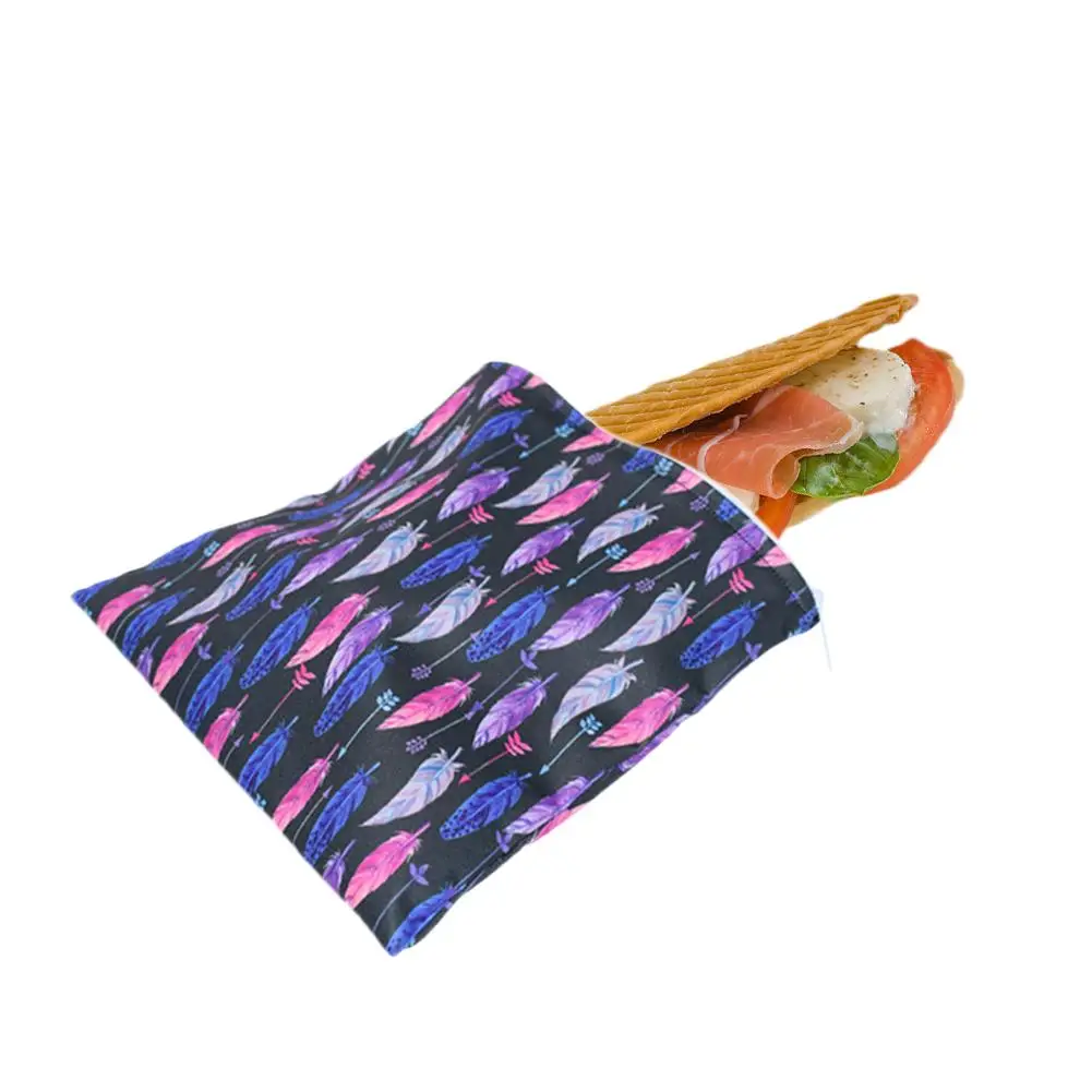 3 шт многоразовая сумка для закусок водонепроницаемая хлеба школы кемпинга