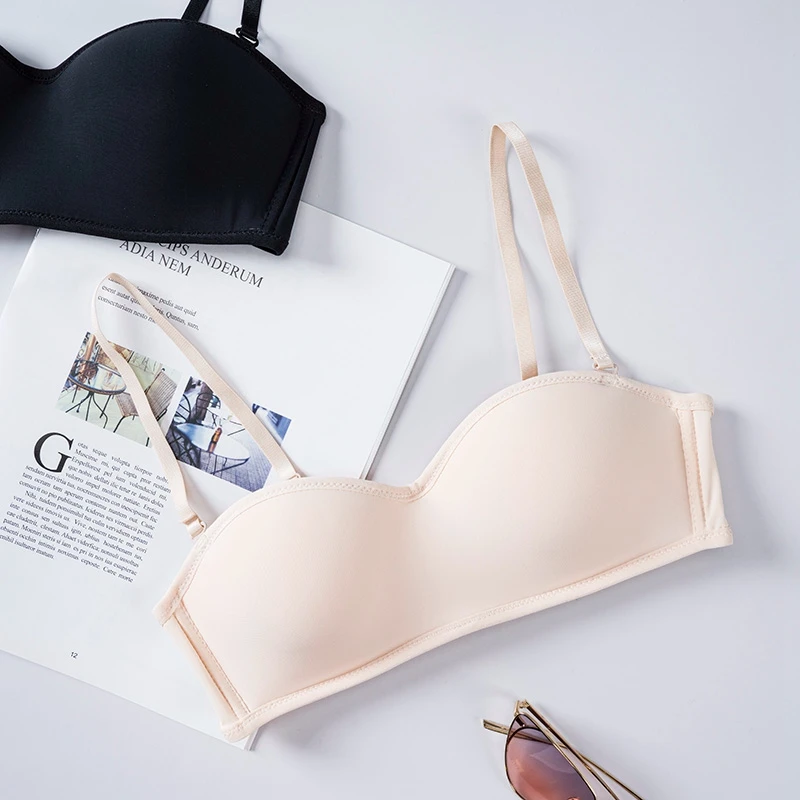 Бюстгальтер невидимка Женский без бретелек с чашкой 1/2 пикантное нижнее белье