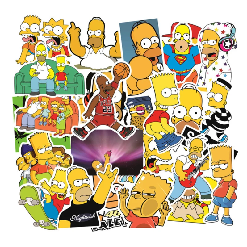 

25 pcs Cartoon stickers Graffiti Waterproof Skateboard Travel Suitcase Phone Laptop Luggage Stickers Cute Kids Girl Toys