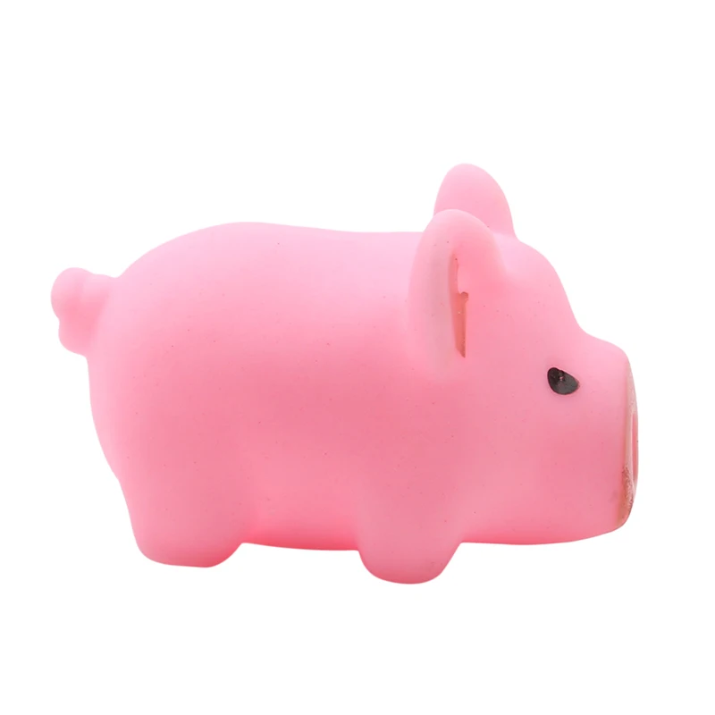 Cute Pink Pigs Squeeze Sound Squeaky Bathing Toy For Baby Bath Toys Shower Cartoon Animal Swimming Water Soft Floating Rubber | Игрушки и