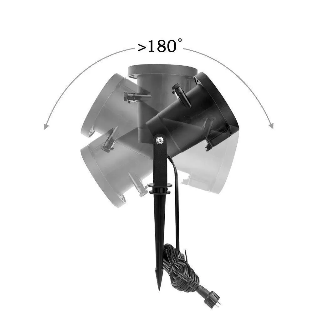 Светодиодный праздничный сценический светильник Рождественский прожектор с 12