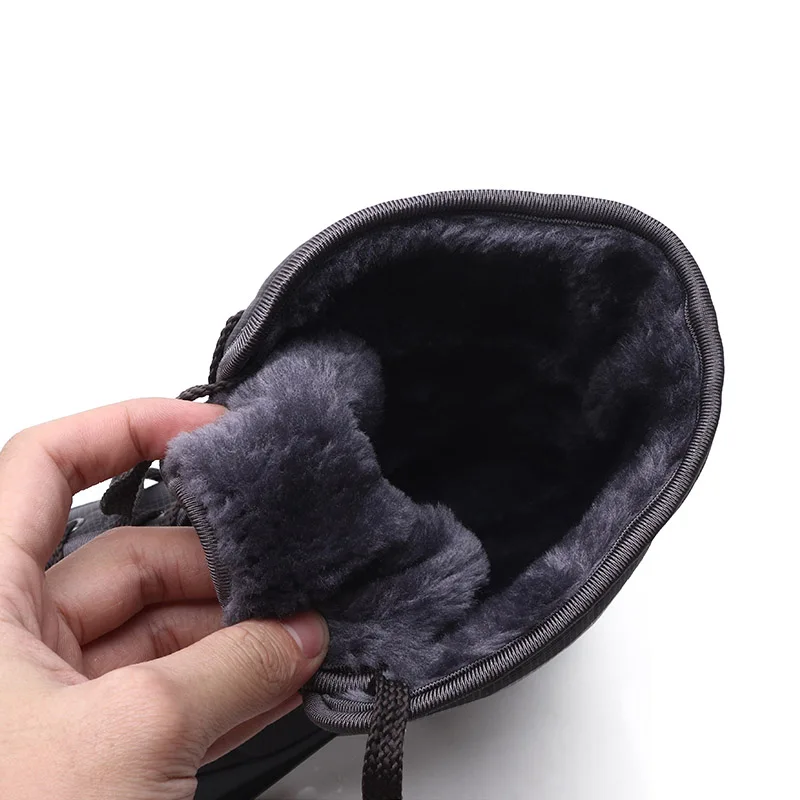 Зимние теплые ботинки MARSON для пары сохраняющие тепло до середины икры Мужская