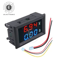 0 56 0 100v 10a 50a 100a led digital voltmeter ammeter car motocycle voltage current meter volt detector tester monitor panel