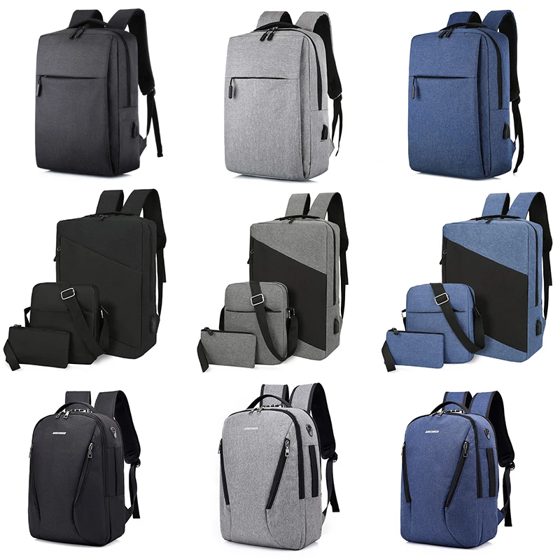Рюкзак мужской для ноутбука с Usb-зарядкой и защитой от кражи | Багаж сумки