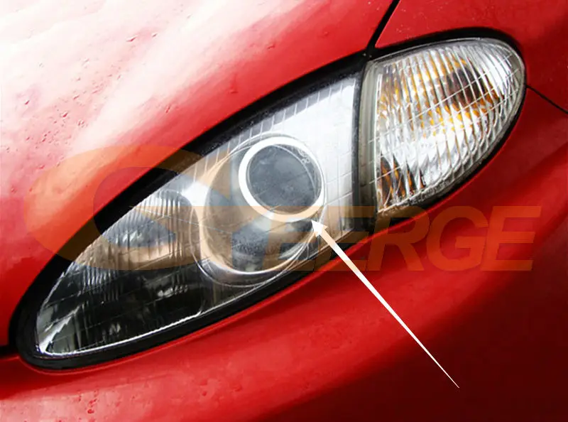 Для Hyundai Tiburon Coupe RD1 J2 F2 1996 1999 отличный ультра яркий SMD СВЕТОДИОДНЫЙ ангельские