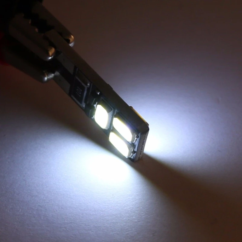 10 шт. T10 Led W5W Canbus 5630 6smd безотказный Универсальный Автомобильный габаритный фонарь