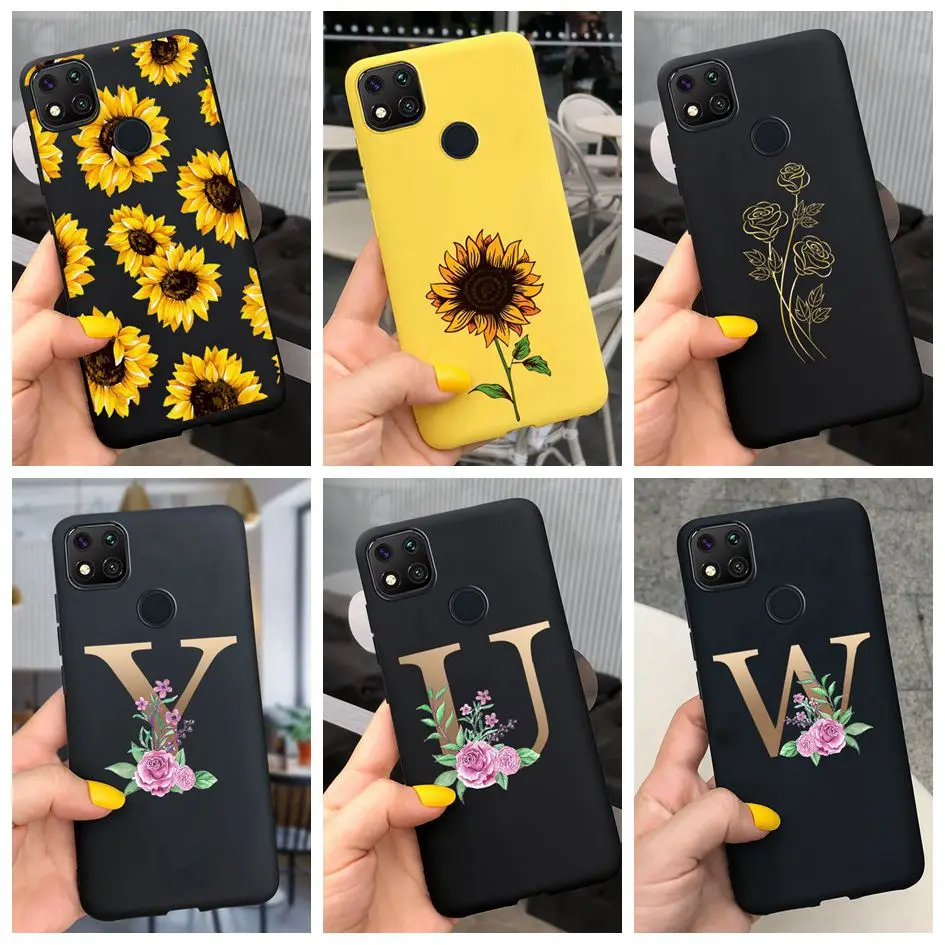 Роскошный силиконовый чехол с подсолнухами для Samsung A10s A20s A30s A50s A21s M31s A01 A10 A20 A50 A11 A41