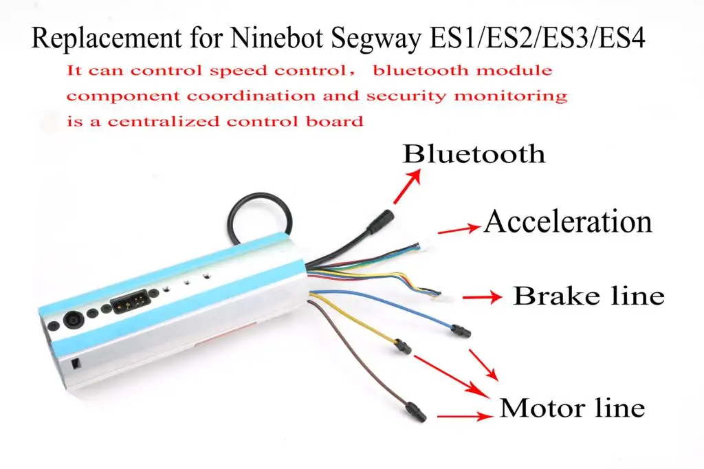 

Replacement For Ninebot Segway ES1/ES2/ES3/ES4 Scooter Activated Bluetooth Dashboard Control Board