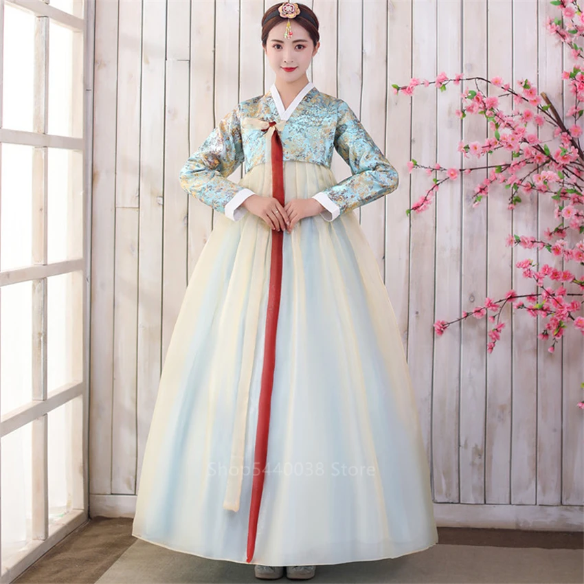 Традиционные корейские женские костюмы Hanbok Элегантные свадебные Palace