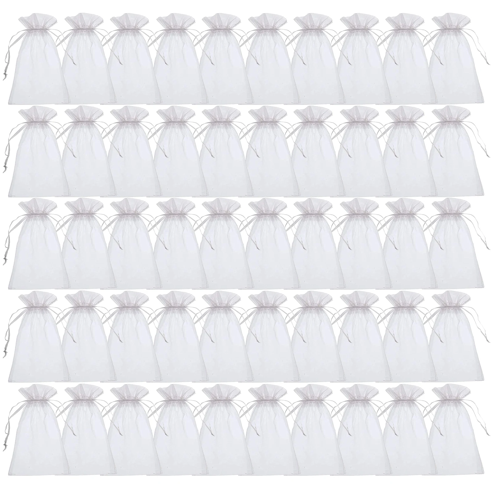 

50PCS Protective Grape Bag Fruit Protection With Nylon Drawstring Protect Breeding Mesh Bag Anti-Bird Against Insect Forceful