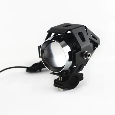 Black Shell 125 Вт U5 светодиодные фары для работы противотуманная фара Лазерная фара ближнего света U5 для мотоцикла Черная оболочка - Цвет: Black Shell