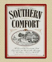 metal sign plaque vintage retro style southern comfort bar drinks tin sign