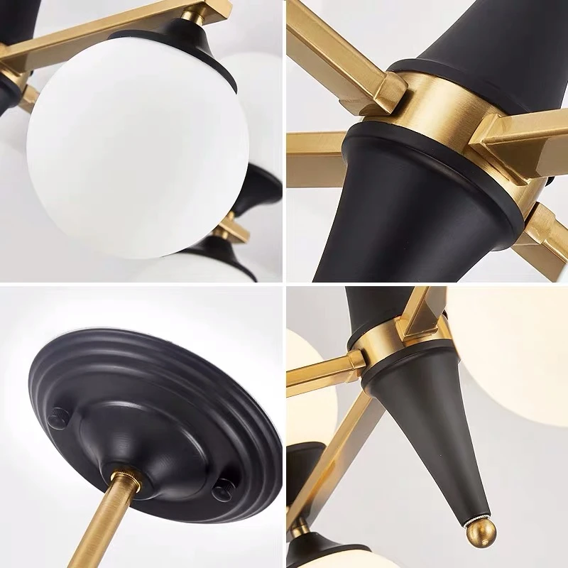 

Minimalist Chandeliers Lighting For Living room Dining room Led Chandelier Light Gold Bedroom Hanglamp Nordic Industrial deco