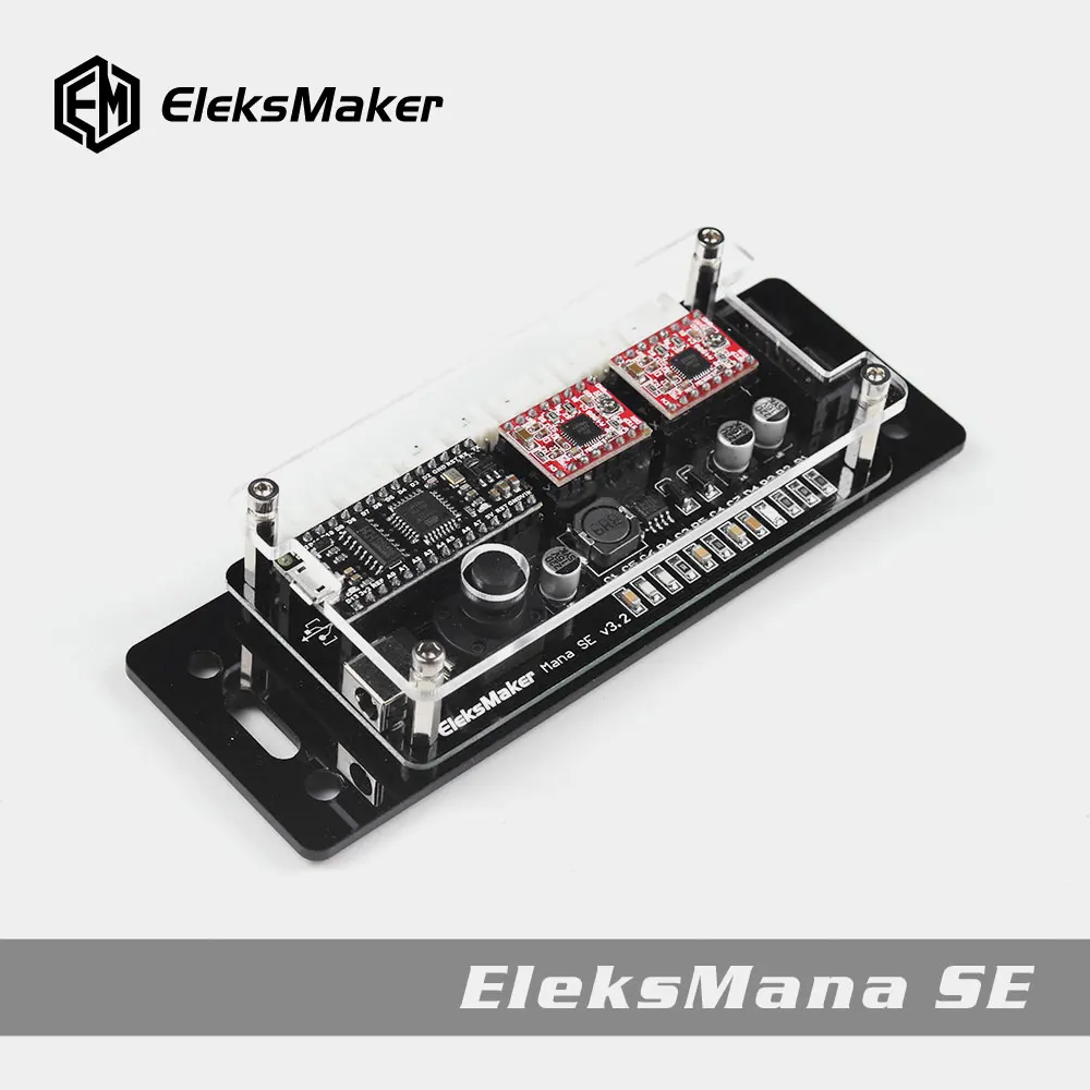 EleksMaker®EleksManaSE V3.2 2 оси драйвер шагового двигателя для DIY гравировальный станок с