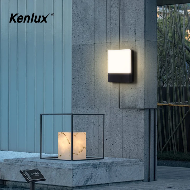 Kenlux 12 Вт светодиодный настенный светильник водонепроницаемый алюминиевый