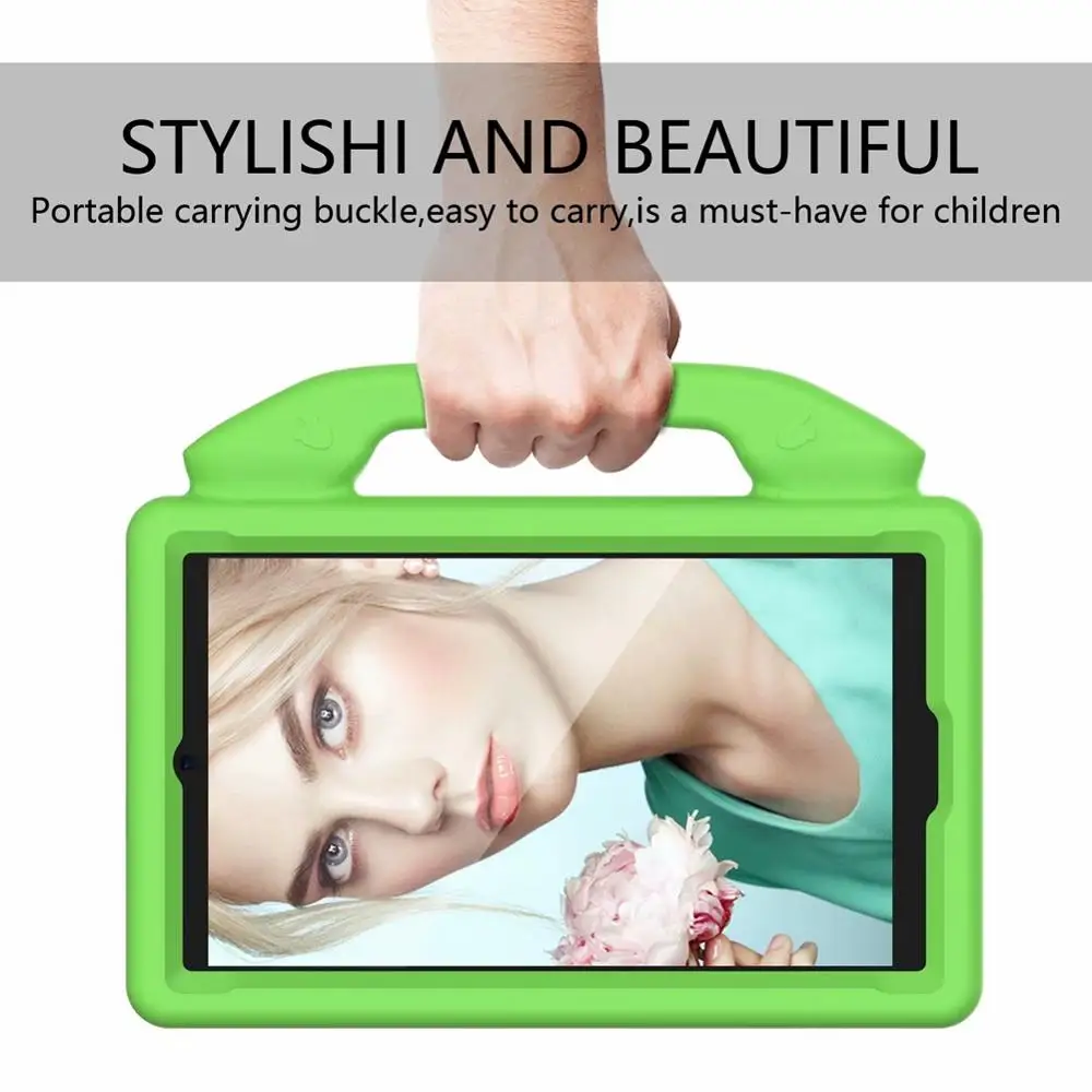 

Full Body Kids Shockproof Hand-held Tablet Cover Case Huawei MediaPad T3 8.0 M3 Lite 8.0 M3 8.4 M5 8.4 SHT-AL09 SHT-W09 #S shell