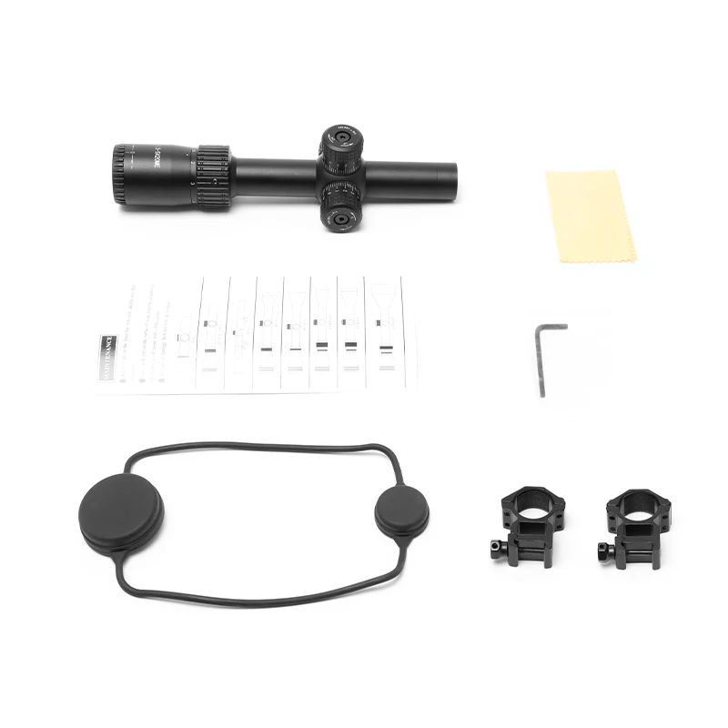 

1.5-5x20 Rifle Scope with Red and Green Illuminated Optical Sniper Rifle Scope for Hunting Scopes Quick Aiming Rifle Scope