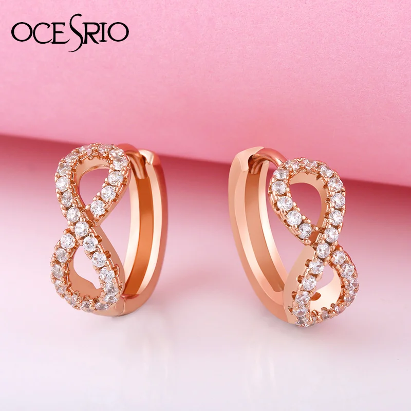 Женские серьги в виде цветка OCESRIO необычные серьги-подвески из золота 585 пробы с