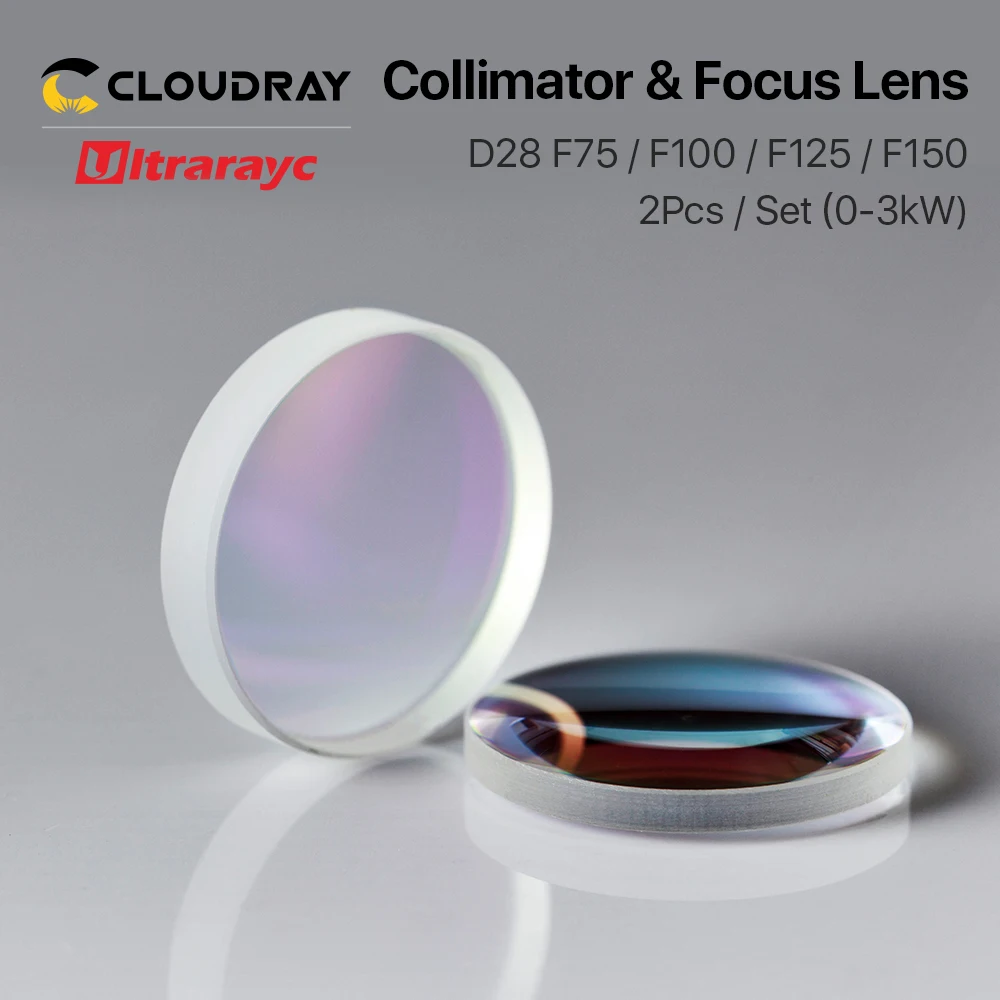 Коллиматор и фокусная линза ultrtonc D28 F75/F100/F125 2 шт./компл. для волоконной лазерной