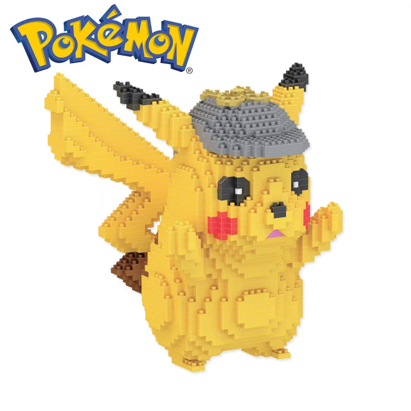 

LBOYU 1400PCS+ Anime Pokemon Pikachu Mini Building Blocks Diamond Micro Brick Figures Toys For Kid Christmas Gift 7080A