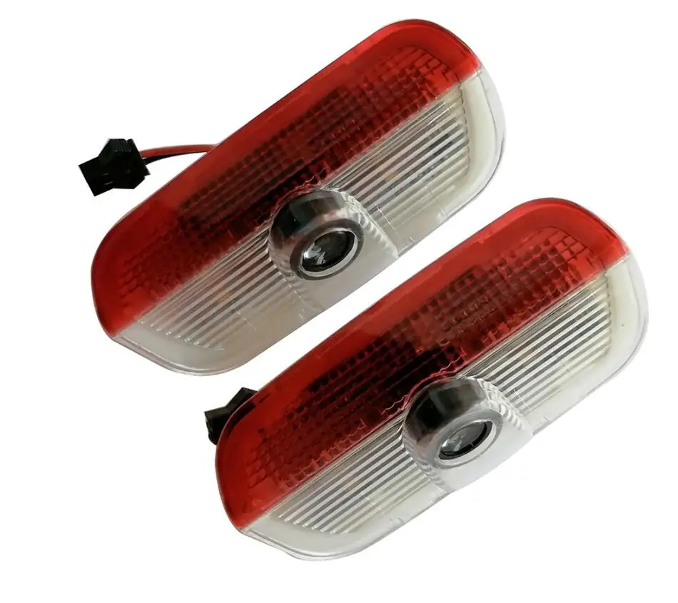Светодиодный светильник для двери автомобиля с логотипом Luces Para Luz для Volkswagen Touran Passat B3 B5 B6 B7 Golf Eos Touareg Scirocco
