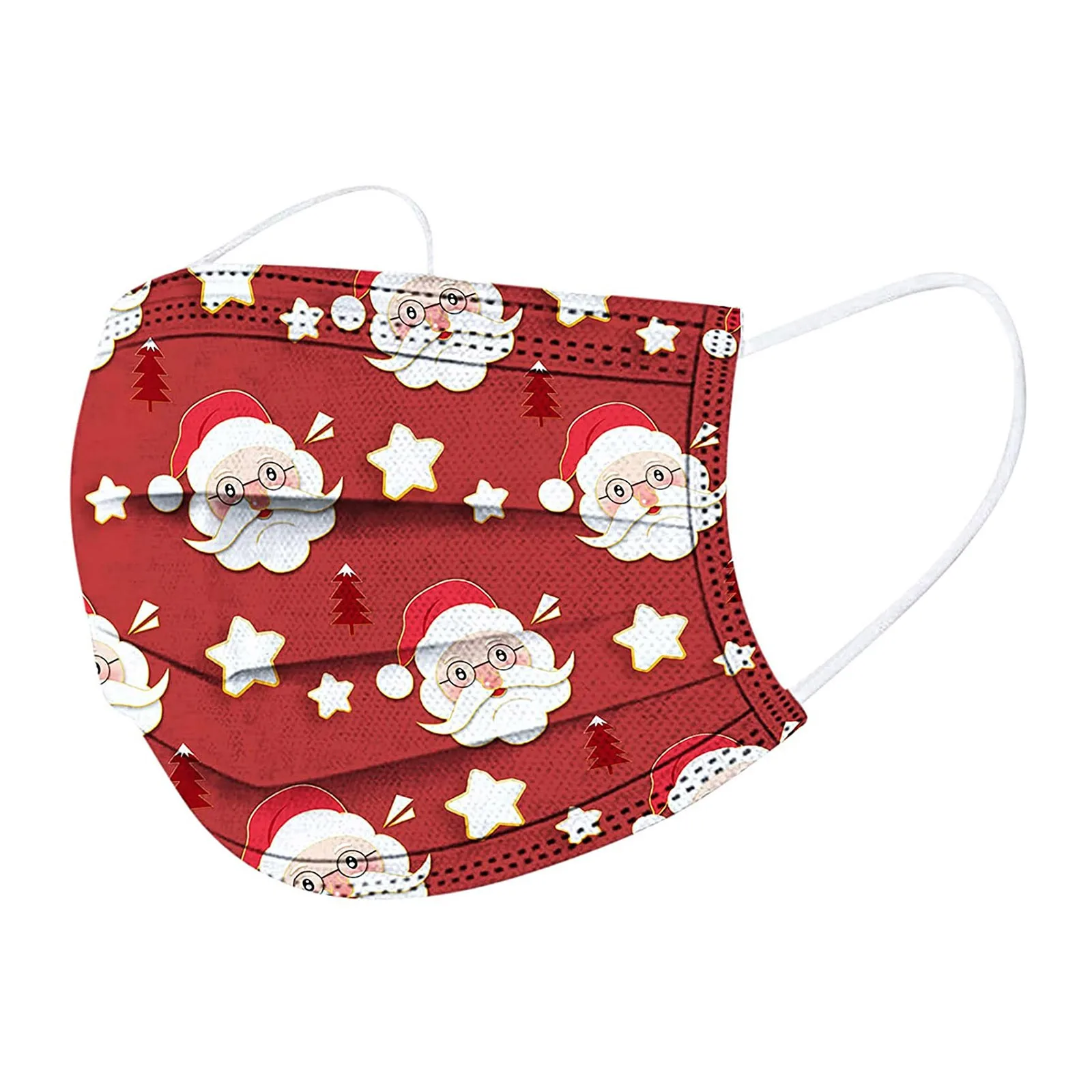 Маска для лица одноразовая трехслойная из нетканого материала 10 шт. |