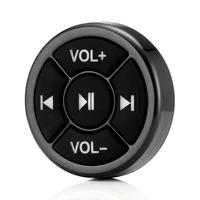 wireless bluetooth media steering wheel remote control mp3 music play for android ios smartphone control car kit styling