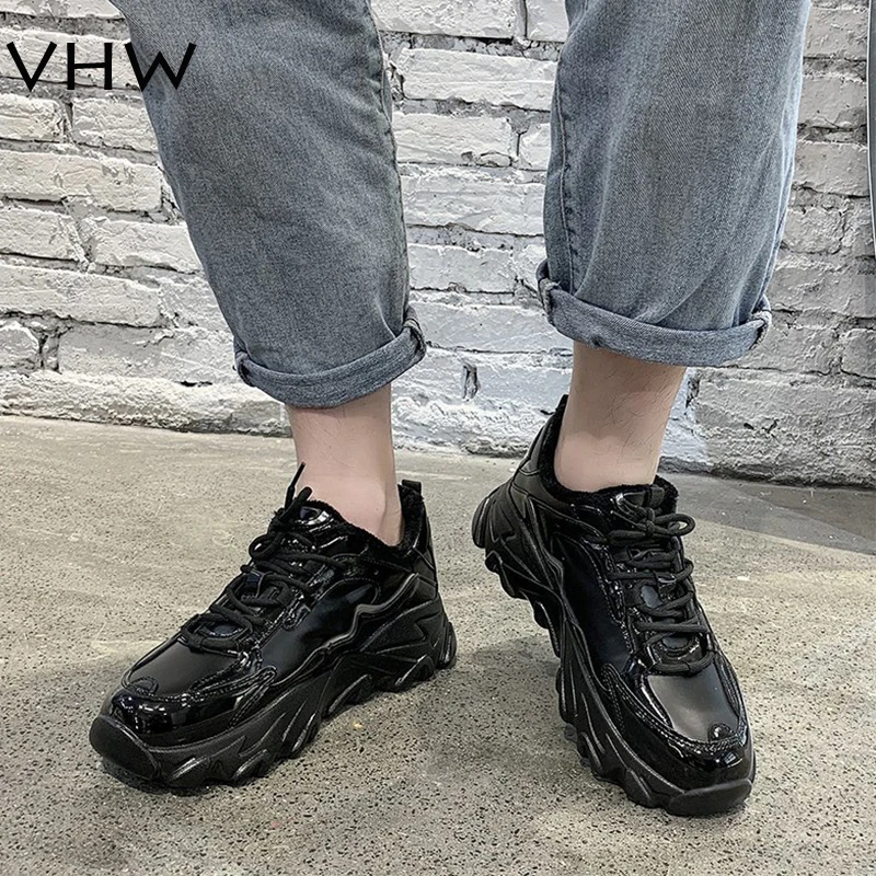 

Autumn Winter Women Warm Fur Sneakers Trainers Spring Ladies Fashion Casual Shoes Chunky Platform Unisex Sneakers Plus Size 43