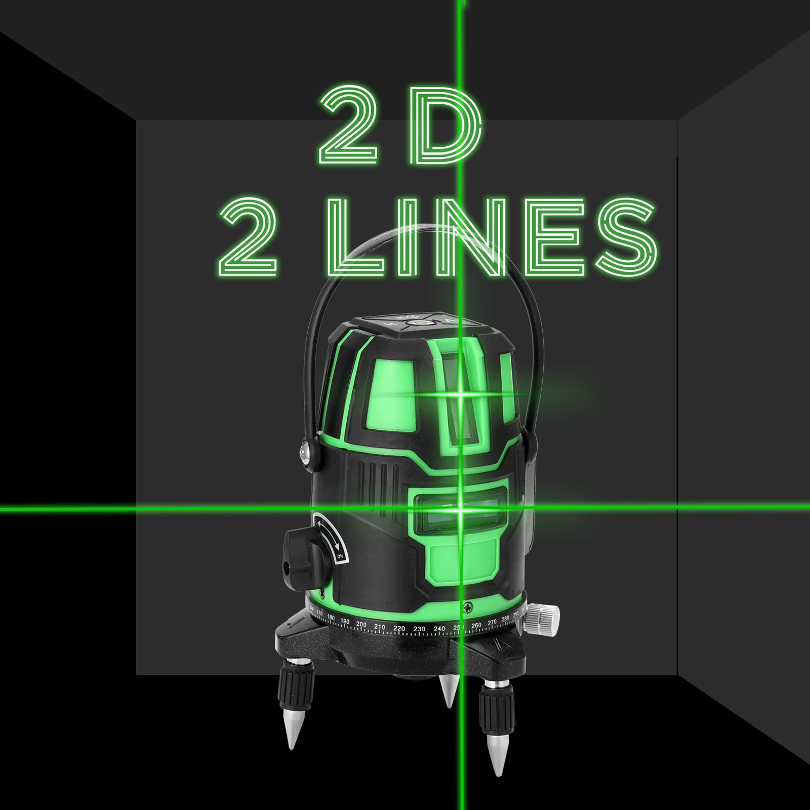 Многофункциональный 2 ° автоматический самовыравнивающийся лазерный уровень с