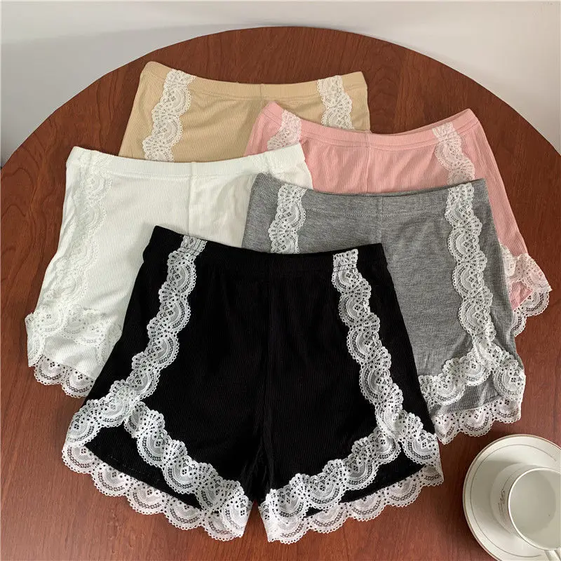 

Тонкое кружевное сексуальное нижнее белье, безопасные штаны, женское нижнее белье из вискозы, антибликовые уличные спортивные трусы большо...