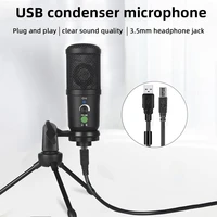 bm 66 professional condenser microphone recording usb microphone for pc microphone comput sponge tripod shock mount accessories