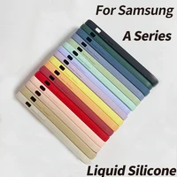 fashion original silicone case for samsung a03 a10 a11 a12 a20 a21 a22 a30s a31 a32 a40 a41 a42 a50 a51 shockproof back cover