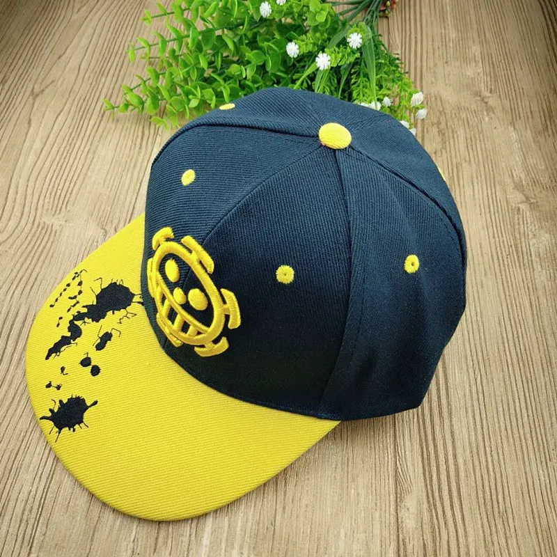 Аниме ONE PIECE Monkey D. Регулируемая шапка с вышивкой Luffy Trafalgar Law Tony Chopper для косплея |