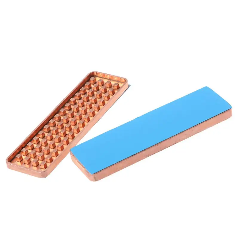 

K3NB Copper NVME NGFF M.2 Heat sink 2280 SSD Metal Sheet Thermal Conductivity Silicone Wafer Cooling Fan M2 Heatsink