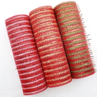 14 colors 10yard mesh christmas tree decoration diy flower wraping wreaths making ribbon festival party gift package