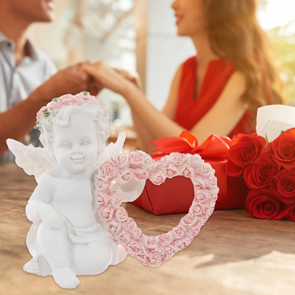Serene Angel Resin Statue Lovely European Style Retro Flower Fairy Ornaments Mini Desktop Deco Valentine's Day gift
Serene Angel Resin Statue Lovely European Style Retro Flower Fairy Ornaments Mini Desktop Deco Valentine's Day gift