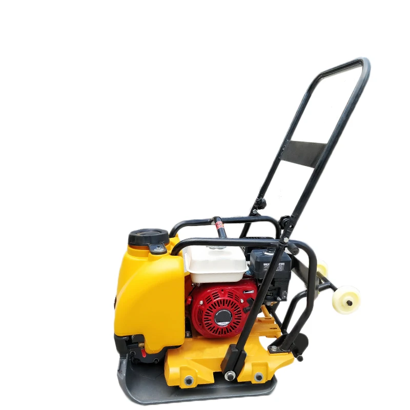 

1PC Type 90 Gasoline Flat Tamping Vibration Push Type Tamping Machine Small Gasoline Asphalt Road Filling Flat Tamping Machine