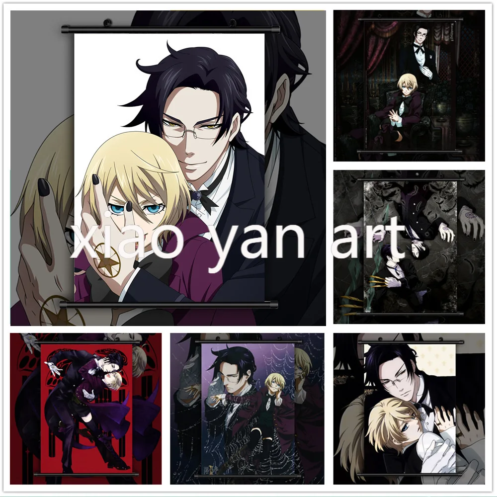 

Алмазная живопись Kuroshitsuji Anime алмазы, инкрустированный алмазами мозаика, алмазная вышивка, вышивка крестиком комплекты, украшение для дома