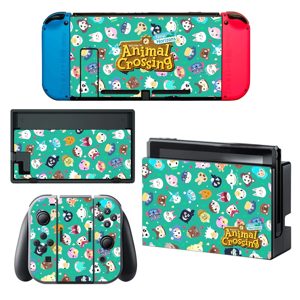 DATA FROG Animal Crossing Full Wrap Protective Stickers For Nintendo Switch Decal Protector Cover Skin NS Console | Электроника