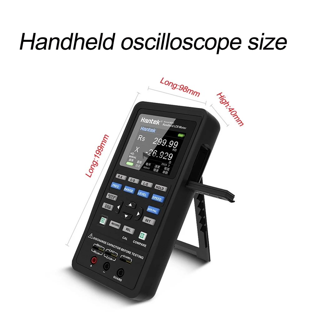 

Hantek 1832C Digital Handheld LCR Meter Digital Bridge High Precision Measurement Resistance Inductance Capacitance